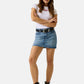 T-Shirt Manica Corta Donna Guess Slim Gj Rib Emb W4YI64KA0H1