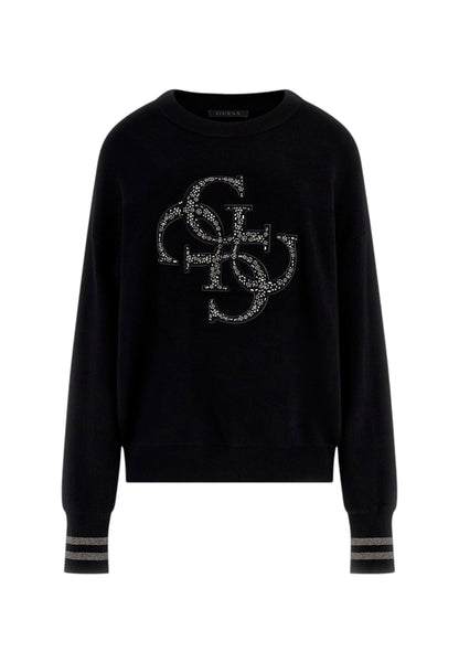 Maglione A Girocollo Donna Guess  Sylvie Logo W5BR42Z26I2