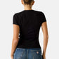 T-Shirt Manica Corta Donna Guess  Camelia Triangle W6RI35J1314