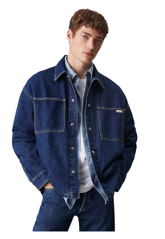 Giacca Jeans Uomo Calvin klein Jeans  Relaxed Shirt