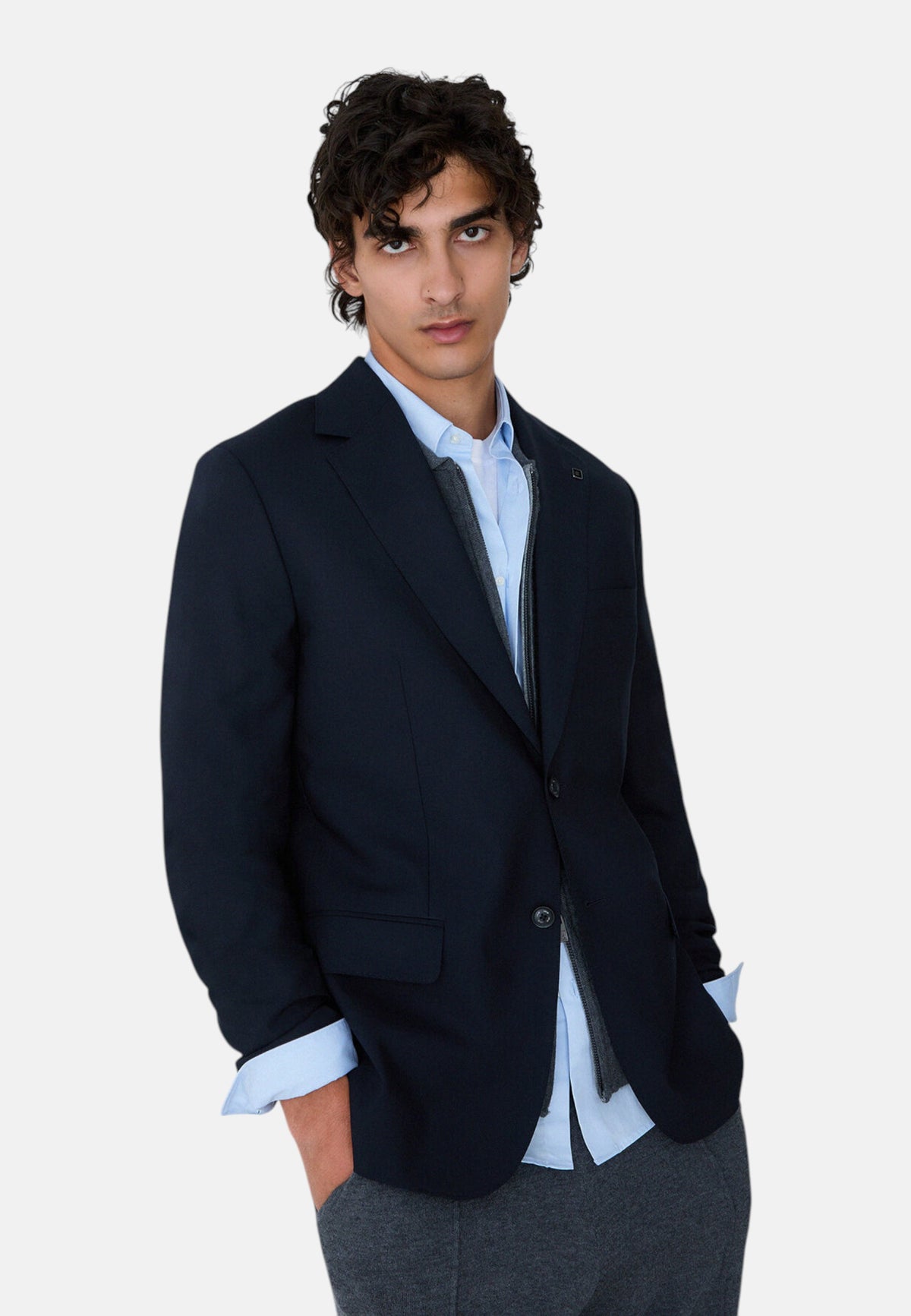Giacca Blazer Uomo Liu Jo Monopetto In Misto Lana  QXX129T219A