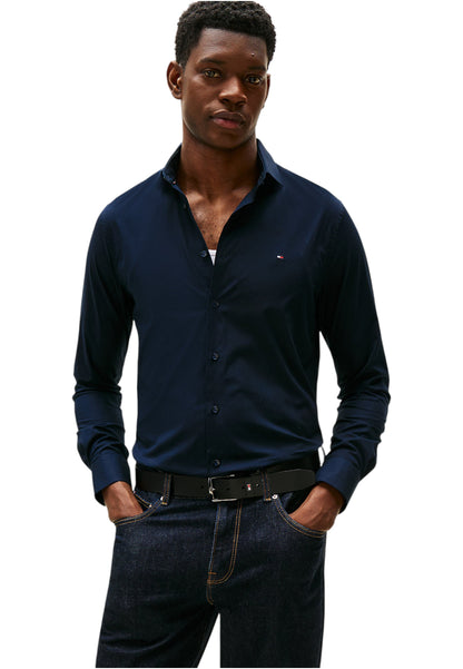 Camicia Manica lunga Uomo Tommy Hilfiger  Cl - Flex Poplin Sf MW0MW38347