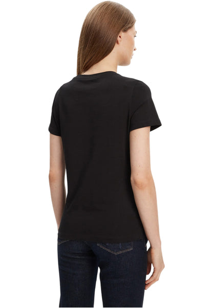 T-Shirt Manica Corta Donna Guess  Pearls Love Triangle W5YI40I3Z14