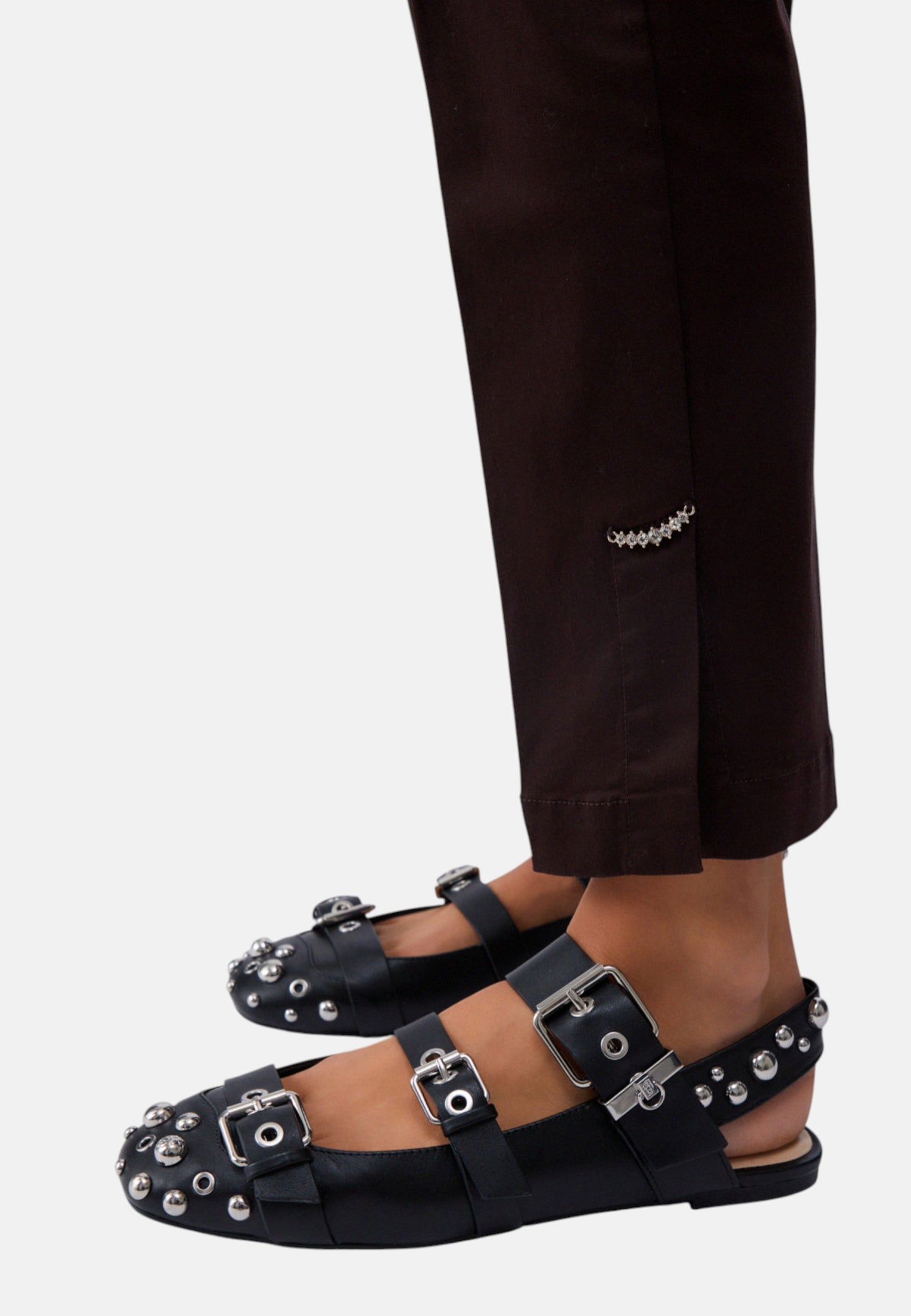 Pantaloni Flare Fit Donna Liu Jo Cropped Vita Alta  WA6475T373A