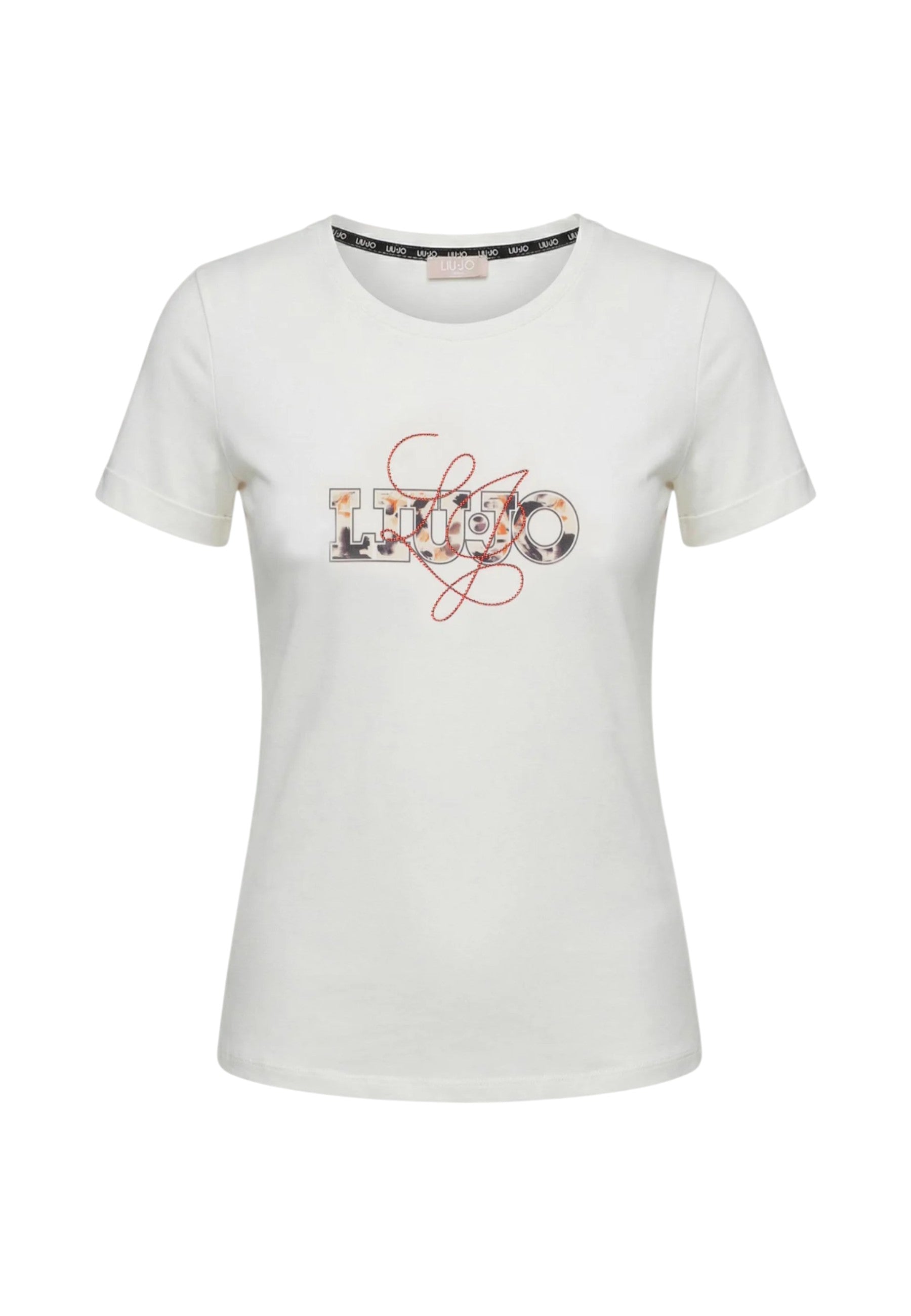 T-Shirt Manica Corta Donna Liu Jo LiuJo Flower Eco Line TA6163JS003