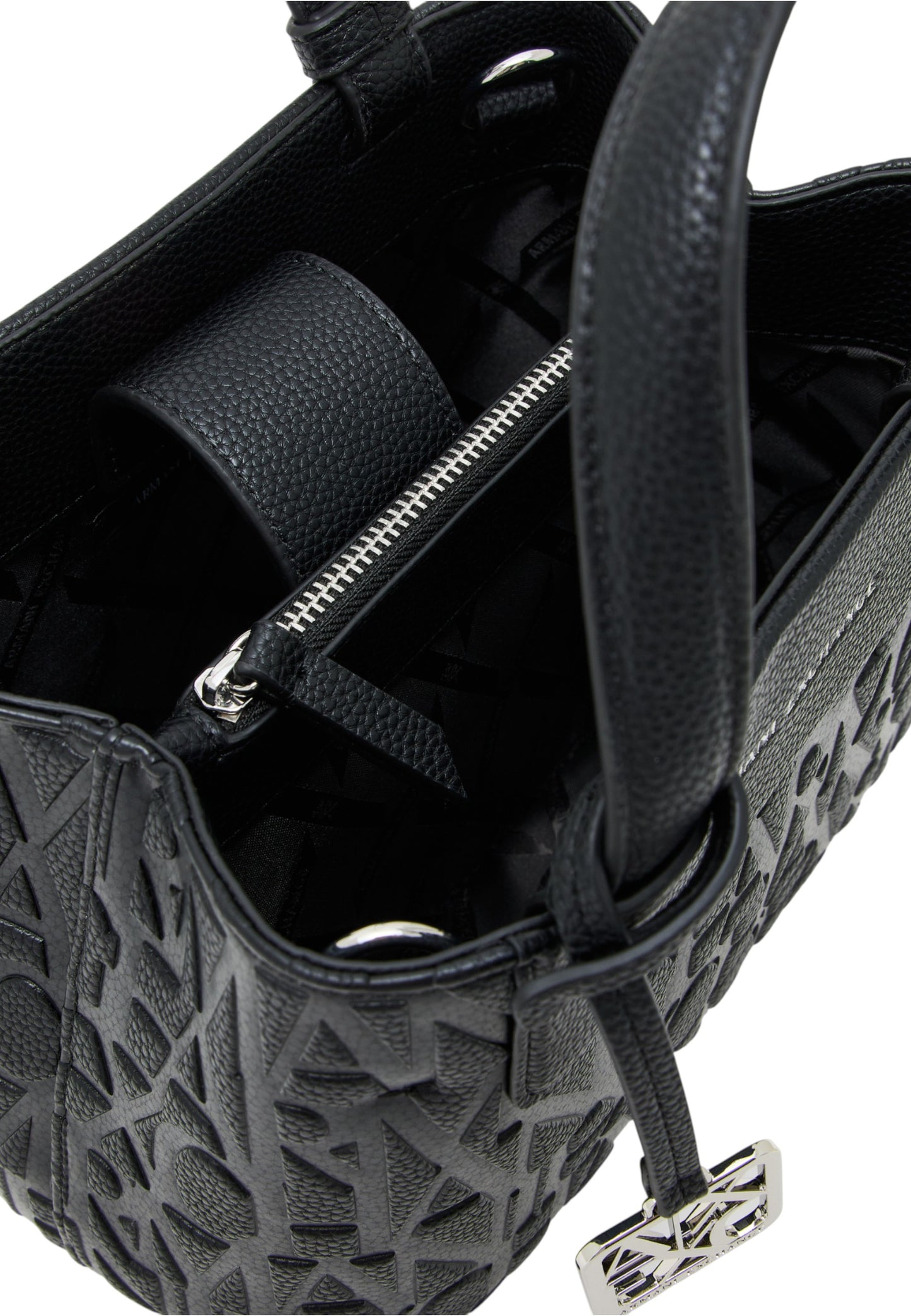 Borsa A Mano Donna Armani Exchange Tote Piccola Con Logo Allover  XW001576AF15774