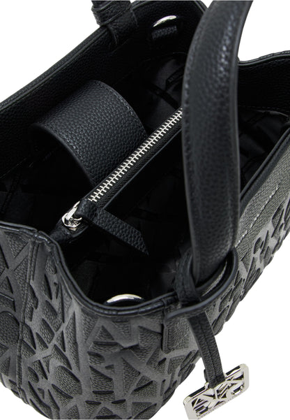 Borsa A Mano Donna Armani Exchange Tote Piccola Con Logo Allover  XW001576AF15774