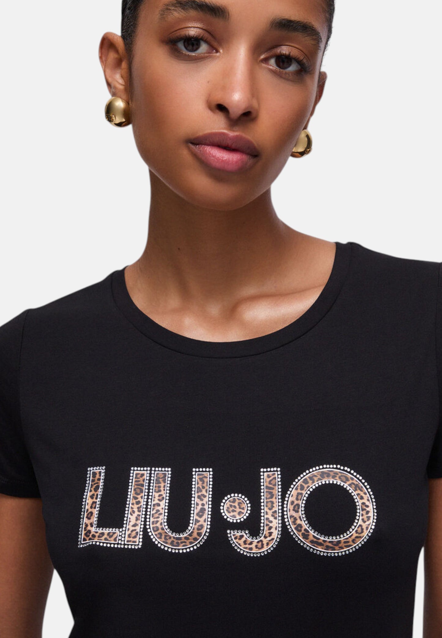 T-Shirt Manica Corta Donna Liu Jo Animalier Eco Line VA6169JS003