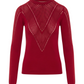 Maglia A Girocollo Donna Liu Jo Traforata Con Motivo Geometrico  WF6239MS99E