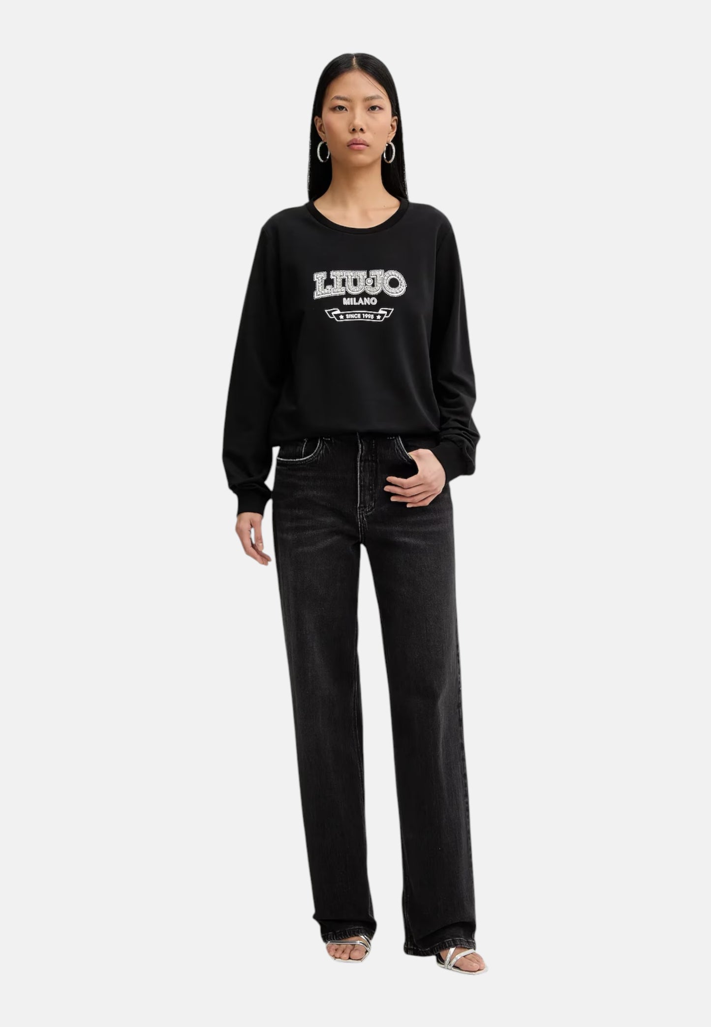 Felpa A Girocollo Donna Liu Jo LiuJo Linea Eco TA6073FS090