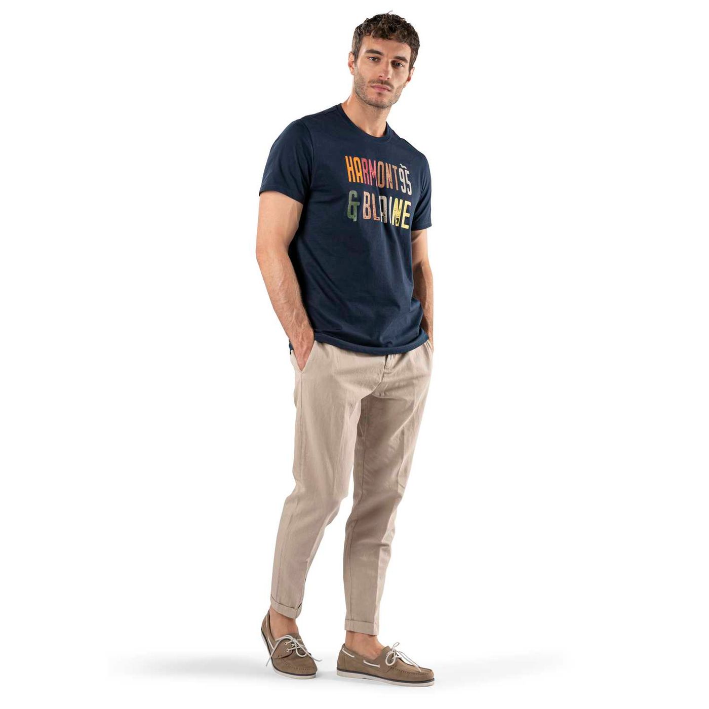 T-Shirt Manica Corta Uomo Harmont & Blaine   IRH159021055