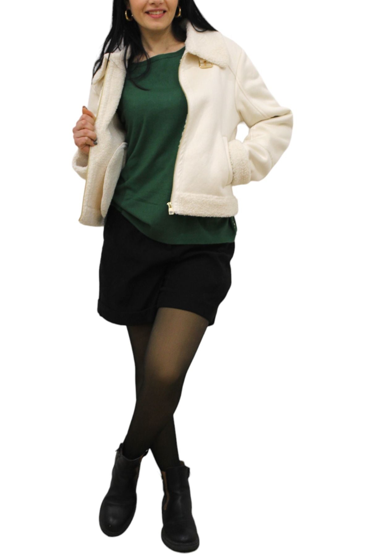 Giacca In Pelle Sintetica Donna Gaudi Ecomontone  321BD39001