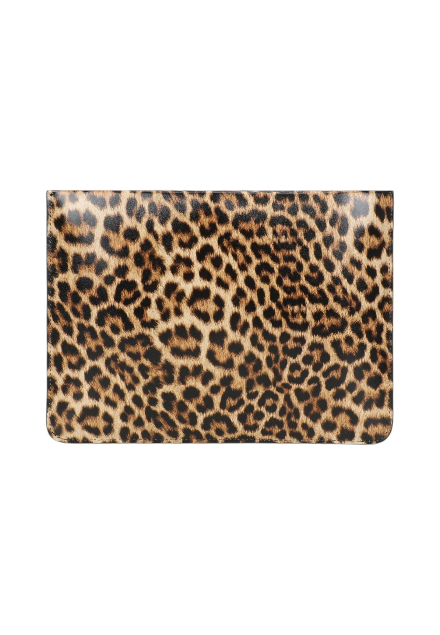 Bustina  Donna Braccialini Piatta Grande In Pelle Con Stampa Leopard Dolly B19099PP