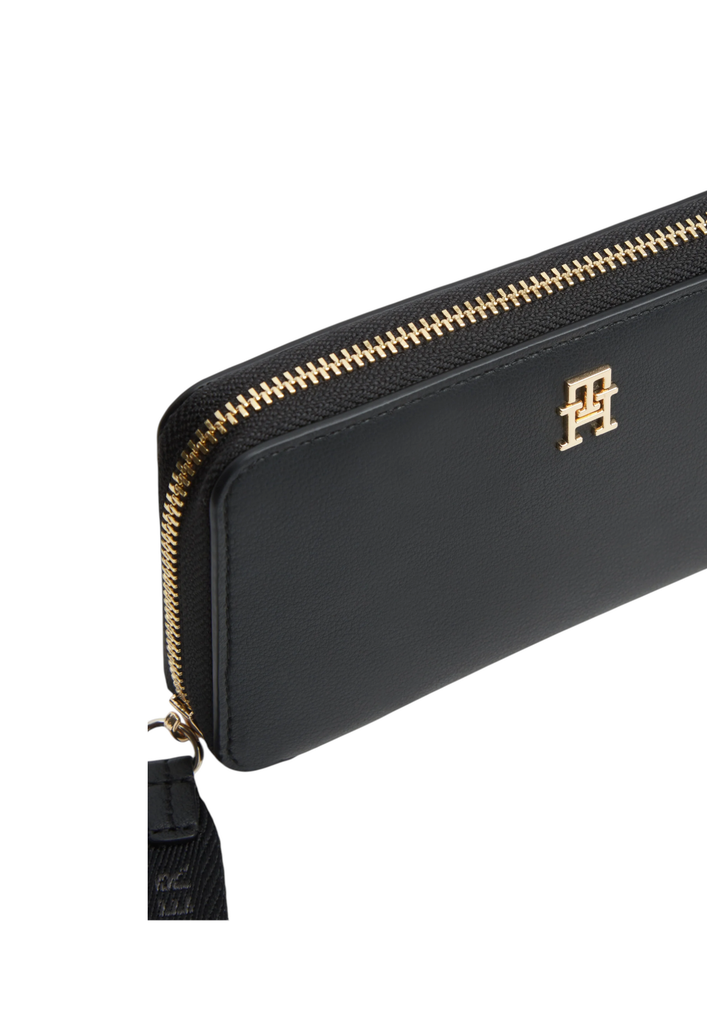 Portafoglio Con Zip Donna Tommy Hilfiger Compact Th Logotape AW0AW18699