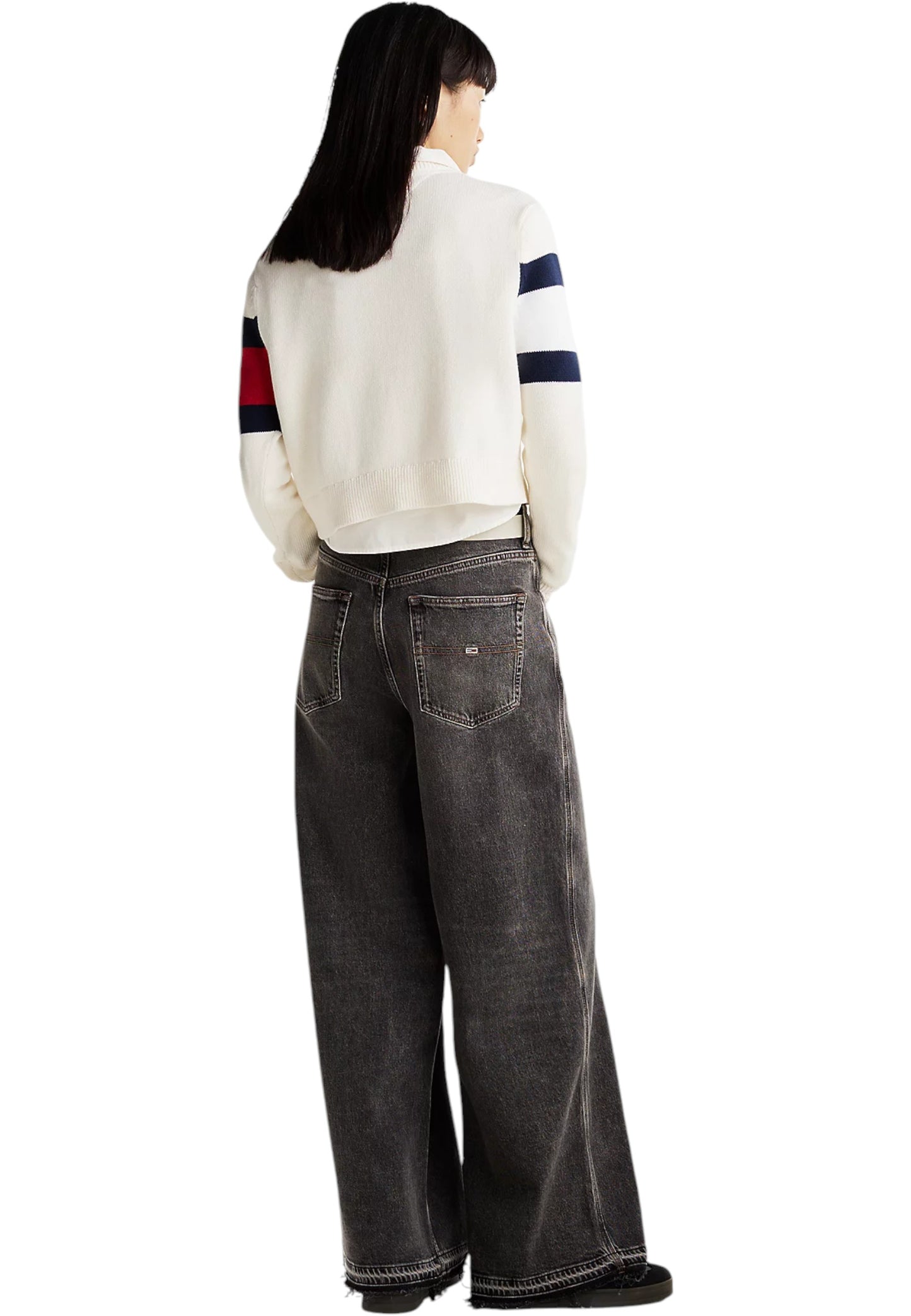 Maglia A Girocollo Donna Tommy Jeans  Tjw Center Flag