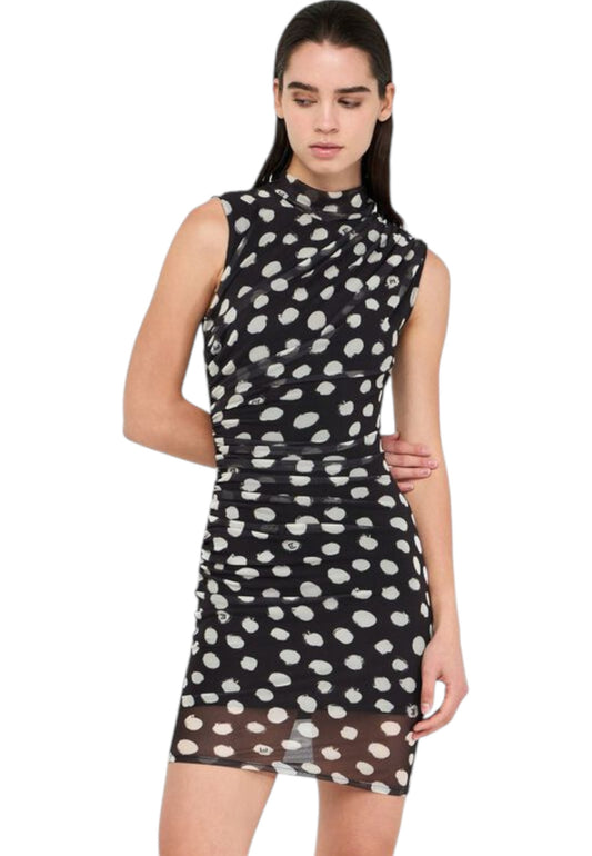 Vestito Corto Donna Liu Jo A Pois  UF5268JS007
