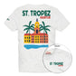 T-Shirt Manica Corta Uomo Mc2 Saint Barth Stampa/Ricamo Fronte E Retro St Tropez Summer Portland PRL0002