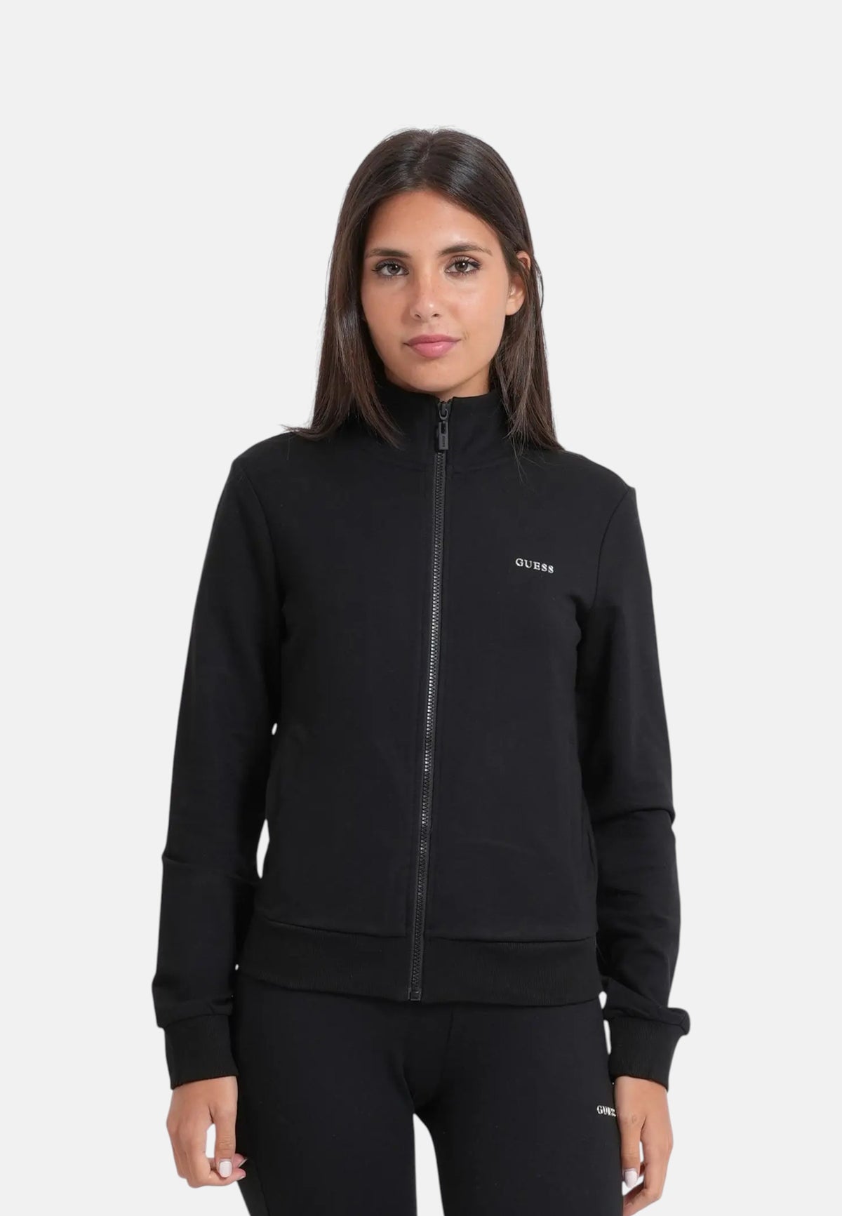 Felpa Con Zip Donna Guess  Syrma V6YQ21K4329
