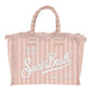 Borsa A Mano Donna Mc2 Saint Barth Terry Embossed Stripes Tiny V Vanity Sponge VANI007