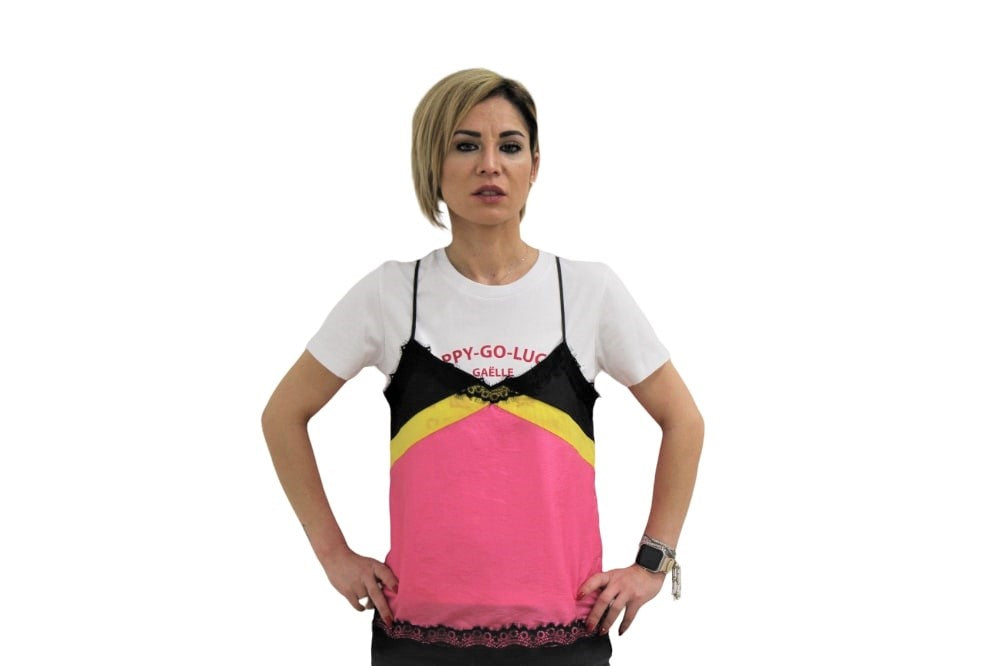 T-Shirt Manica Corta Donna Gaelle   GBD11190STMM