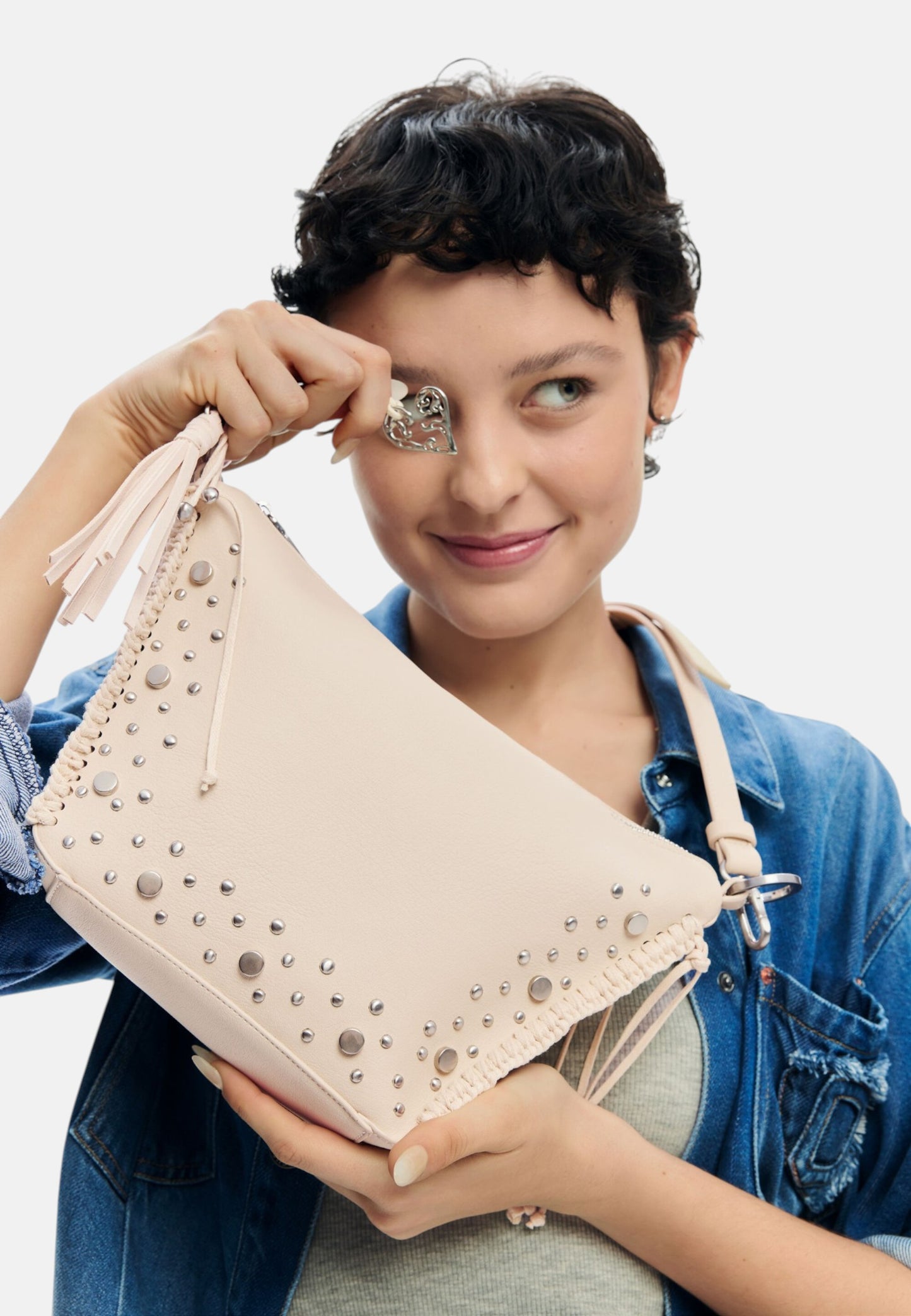 Borsa A Spalla Donna Desigual  Bag Gallium Munich Mini 26SAXPAR