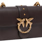 Borsa A Tracolla Donna Pinko Pelle di vitello, formato mini, nuova fibbia Love Birds, tracolla a catena, misure 22 x 7 x 13 cm Love One Mini New Buckle 107071A0F1