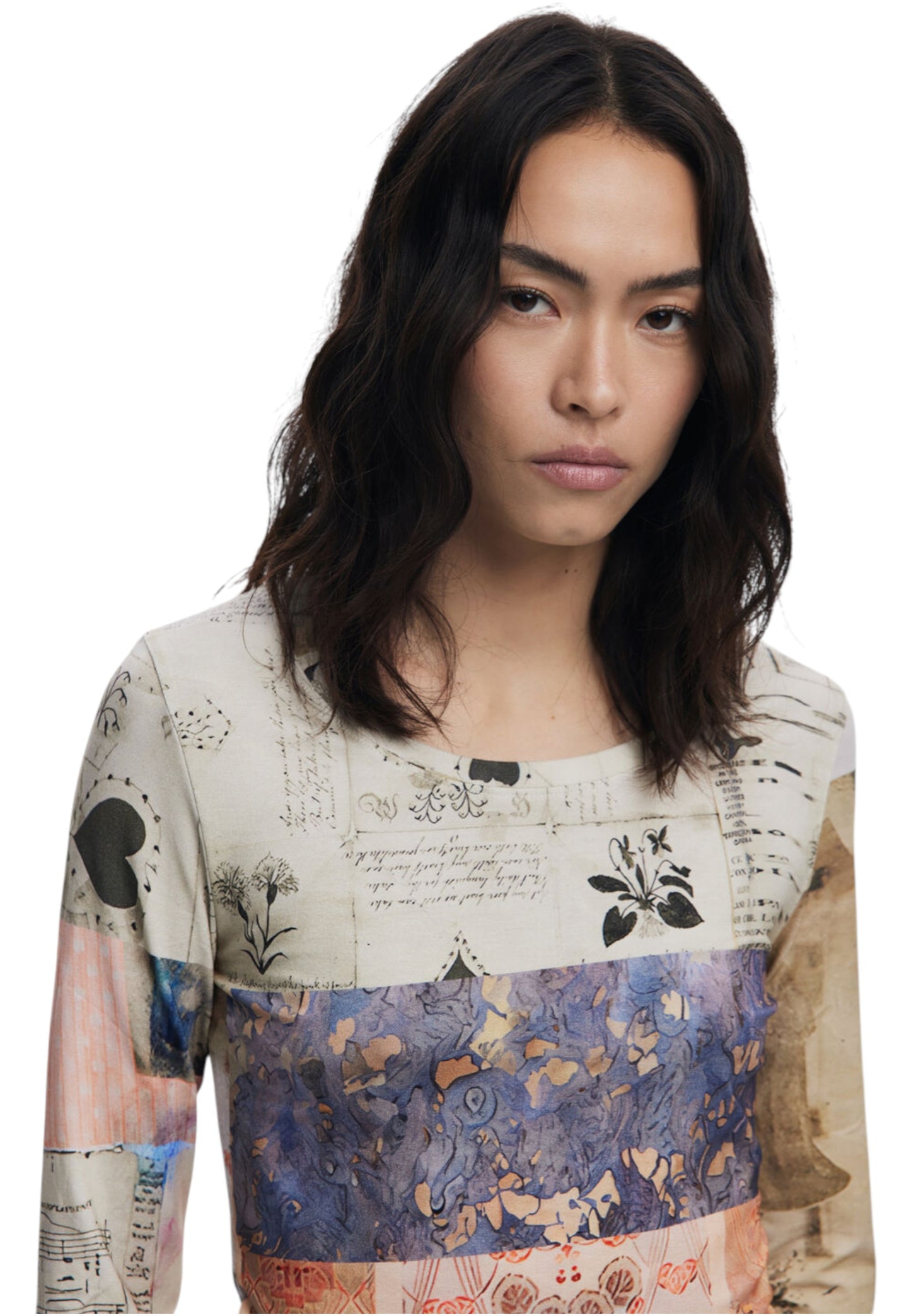 T-Shirt  Donna Desigual  Ts Limbani 25WWTK33