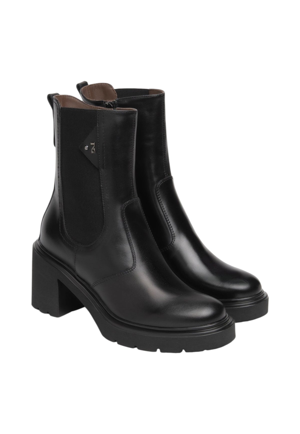 Stivaletti  Donna Nero Giardini  Guanto Eva Calvera 9837/001 I618080D