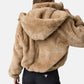 Giacca Bomber Donna Guess In  Eco pelliccia Con cappuccio Gj W6BL35W3802
