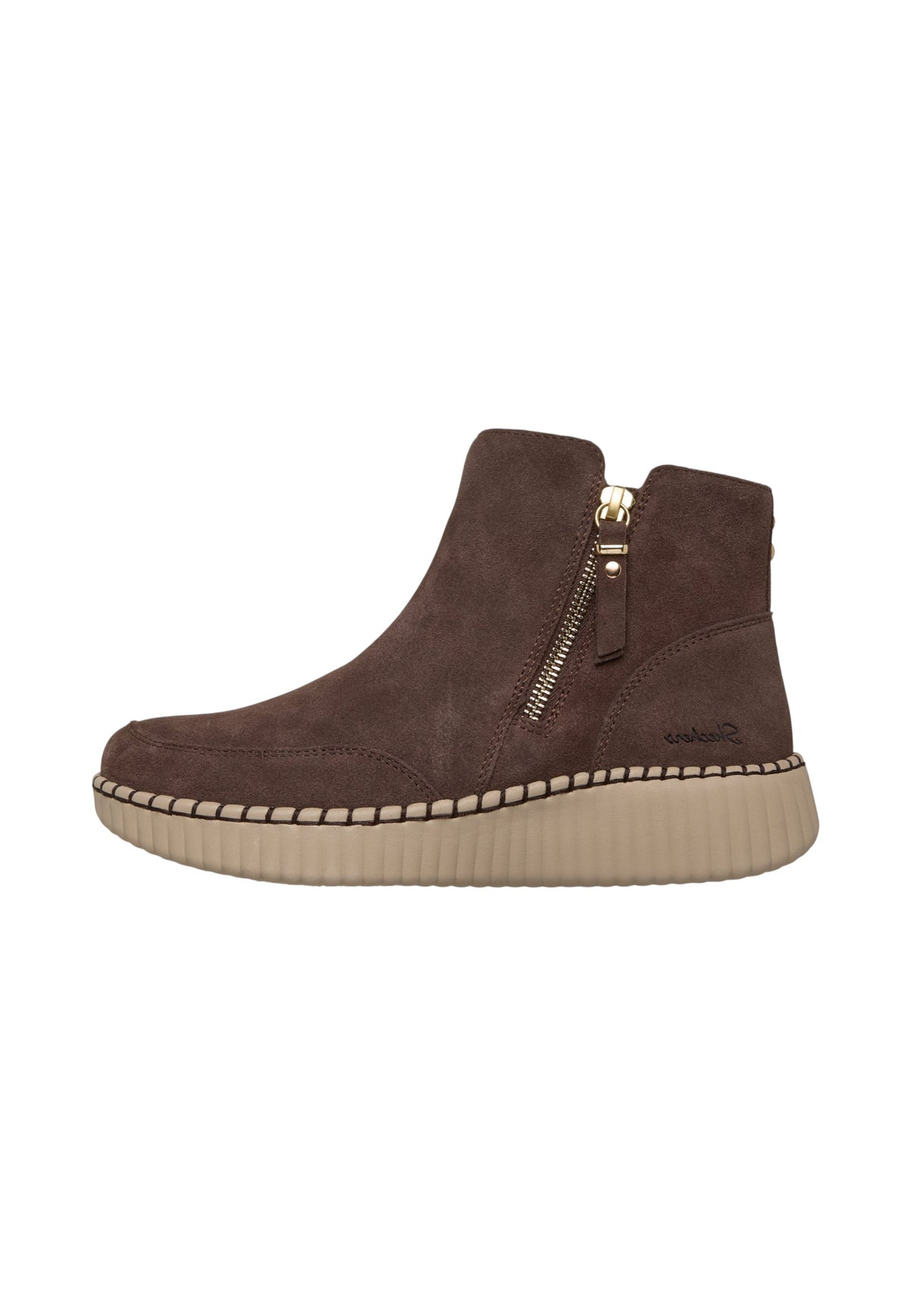 Stivaletti  Donna Skechers Relaxed Fit, Air-Cooled Memory Foam, Scotchgard, Zip laterale Wilshire Blvd - Weekend Crush 169086