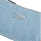 Portafoglio Con Zip Donna Tommy Jeans In Denim Con Catenella Tjw Cool Denim AW0AW18881