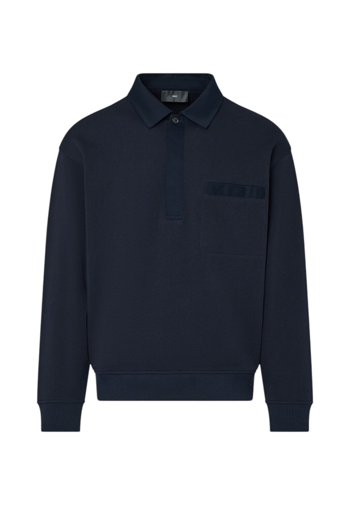 Felpa A Girocollo Uomo Liu Jo Con Collo Polo  QF6065F0946