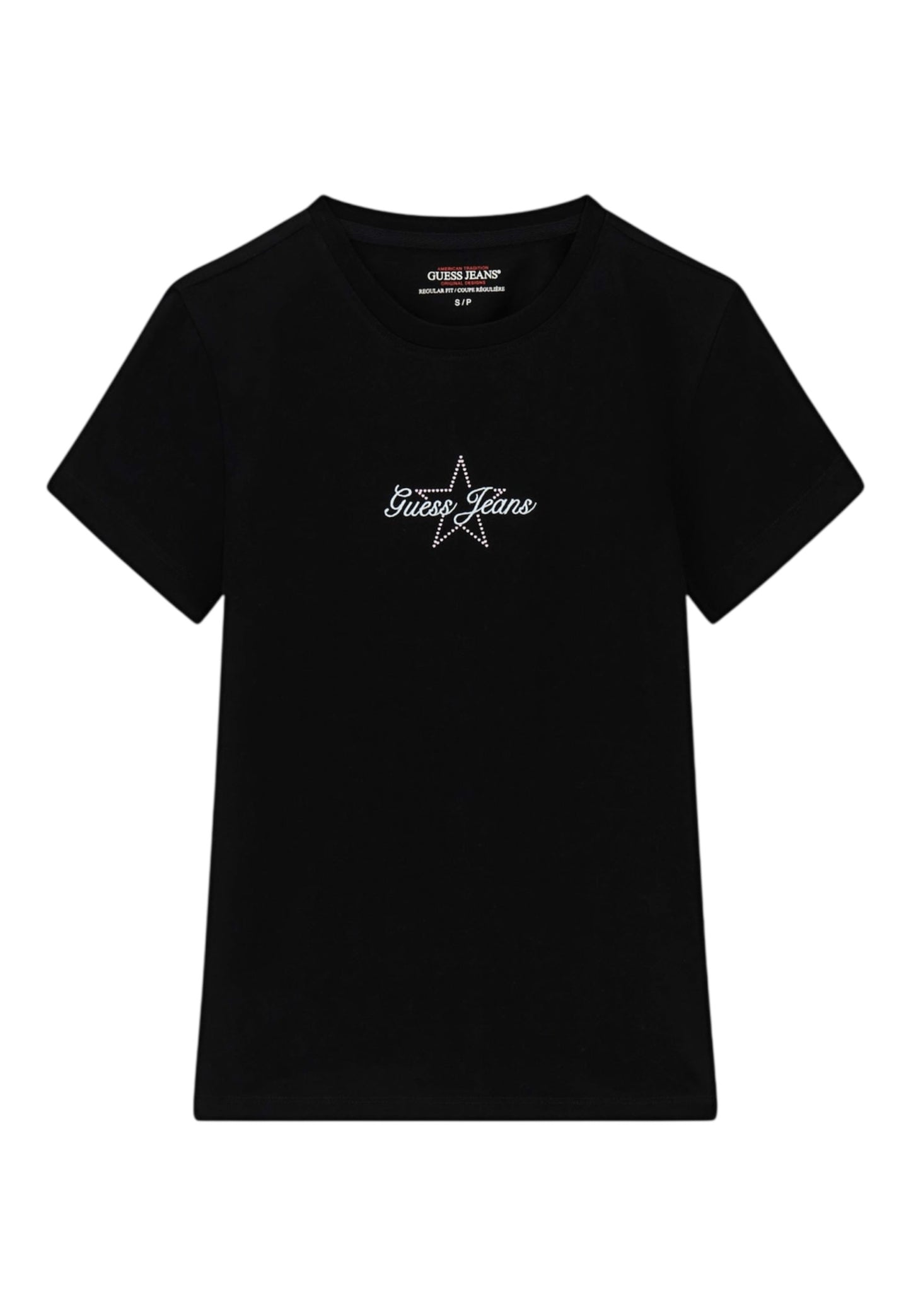 T-Shirt Manica Corta Donna Guess  Gj Star Emb W6RI18J1314