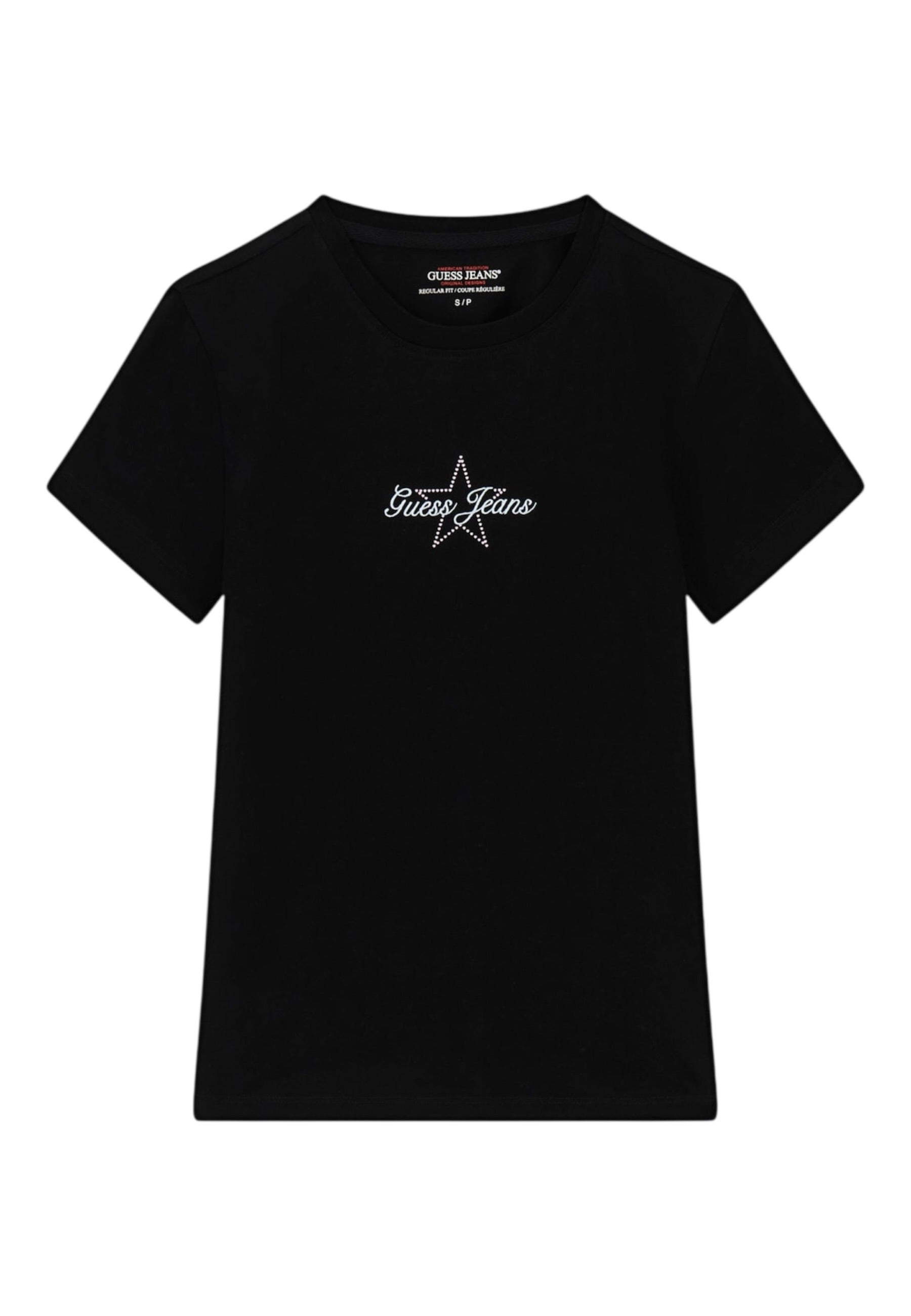 T-Shirt Manica Corta Donna Guess  Gj Star Emb W6RI18J1314