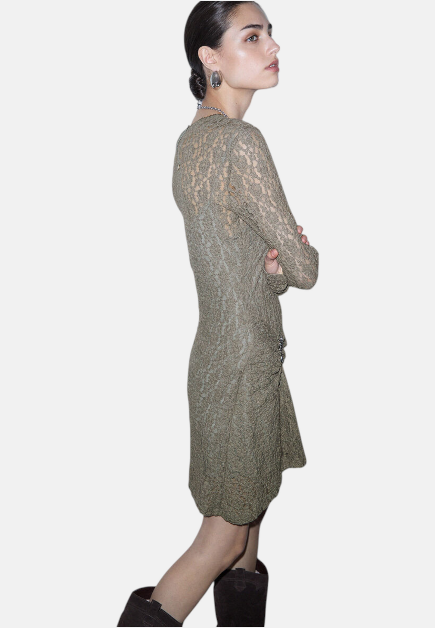 Vestito Corto Donna Liu Jo In Pizzo Stretch  WF6252J3975