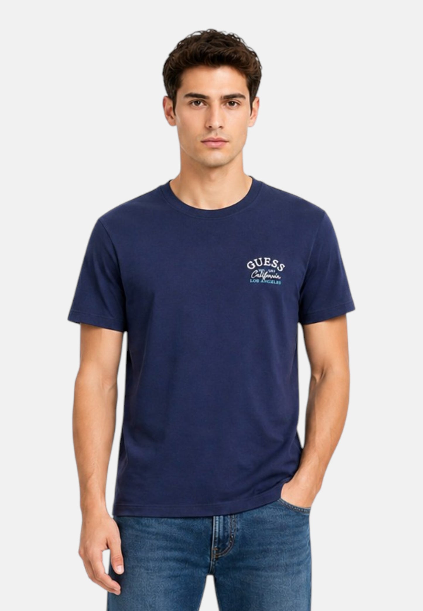 T-Shirt Manica Corta Uomo Guess  Lemon Circle M6GI19K3051