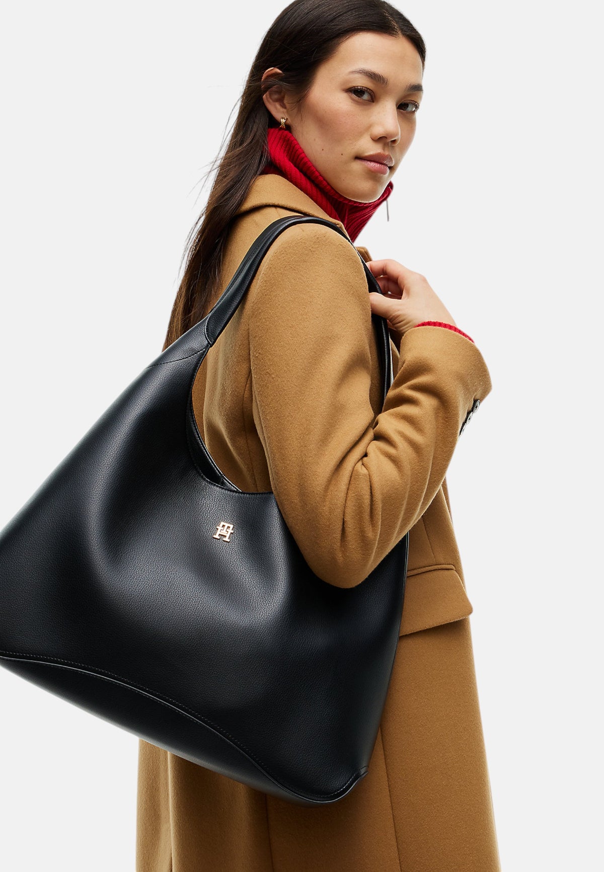 Borsa A Spalla Donna Tommy Hilfiger Hobo Th Everyday AW0AW19187