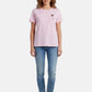 T-Shirt Manica Corta Donna Mc2 Saint Barth Sb Wine Beads Emb Emilie EMI0001