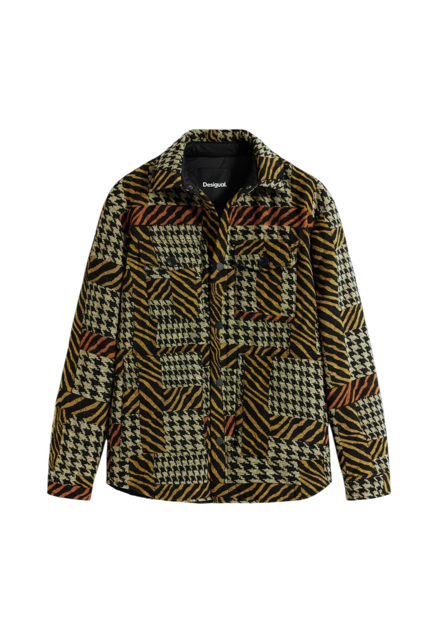 Giacca Invernale Donna Desigual  Houndstoot Lacroix 25WWEW03