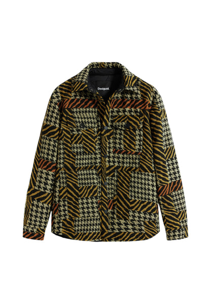 Giacca Invernale Donna Desigual  Houndstoot Lacroix 25WWEW03