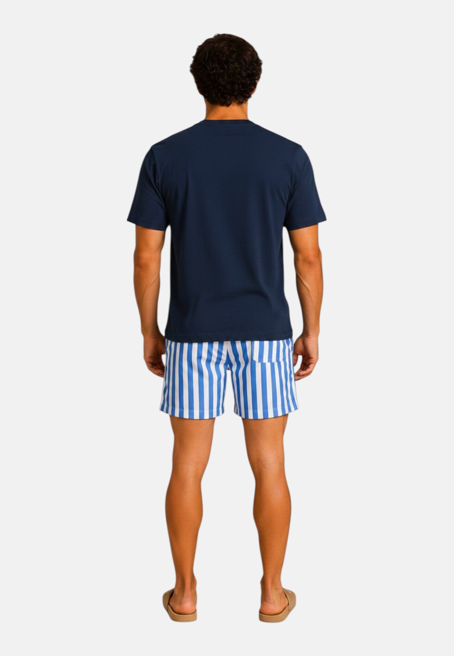 T-Shirt Manica Corta Uomo Mc2 Saint Barth Stampa E/O Ricamo Frontale Portofino Gin Hab Portofino POT0001