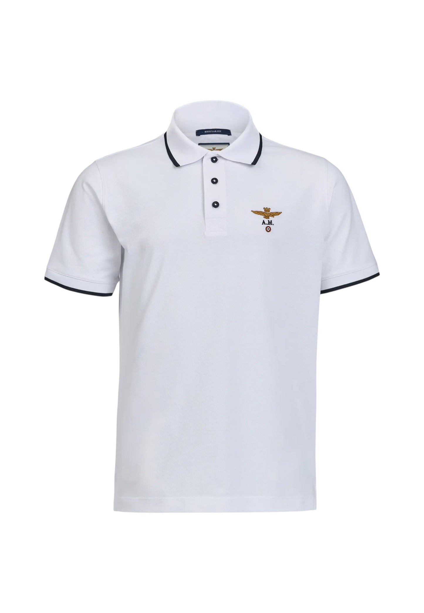 Polo Manica Corta Uomo Aeronautica Militare In Pique' Di Cotone Con Logo  261PO1308UP00082