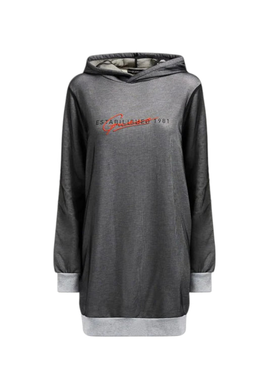 Felpa Con Cappuccio Donna Guess   W0BQ63K8800
