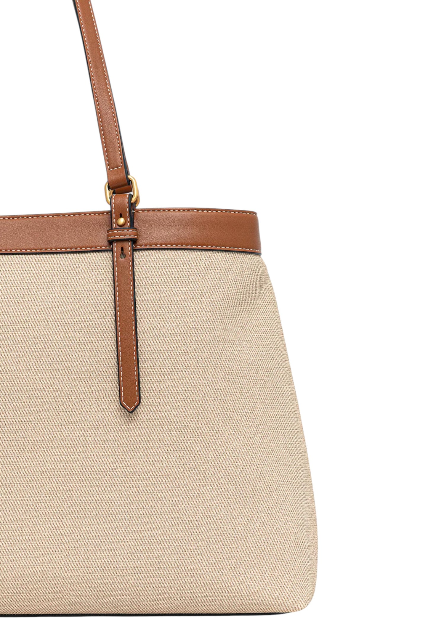 Borsa A Spalla Donna Pollini Big Double Handle In Canvas Drop Bag SC4535PP1OSD1