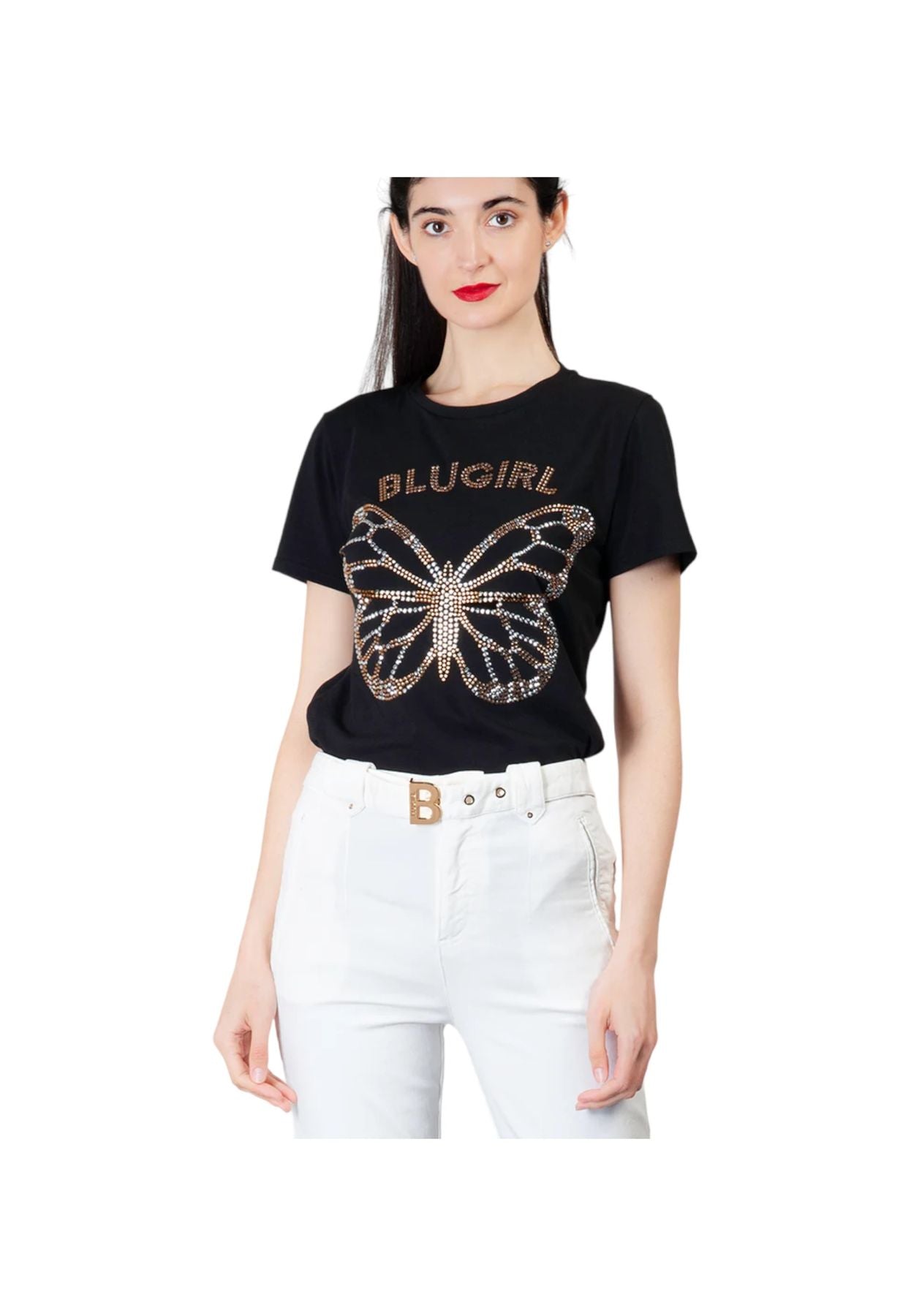 T-Shirt Manica Corta Donna Blugirl   RA3200J5003