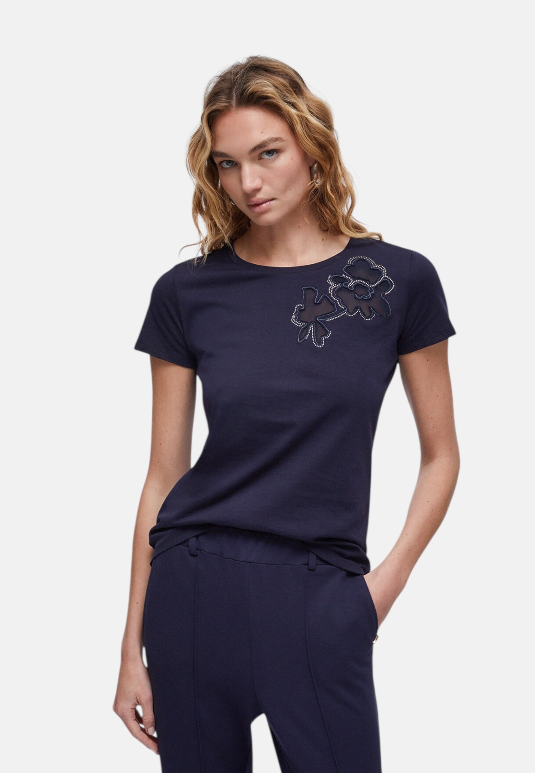 T-Shirt Manica Corta Donna Liu Jo Con Cut Out Eco Line TA6155JS923