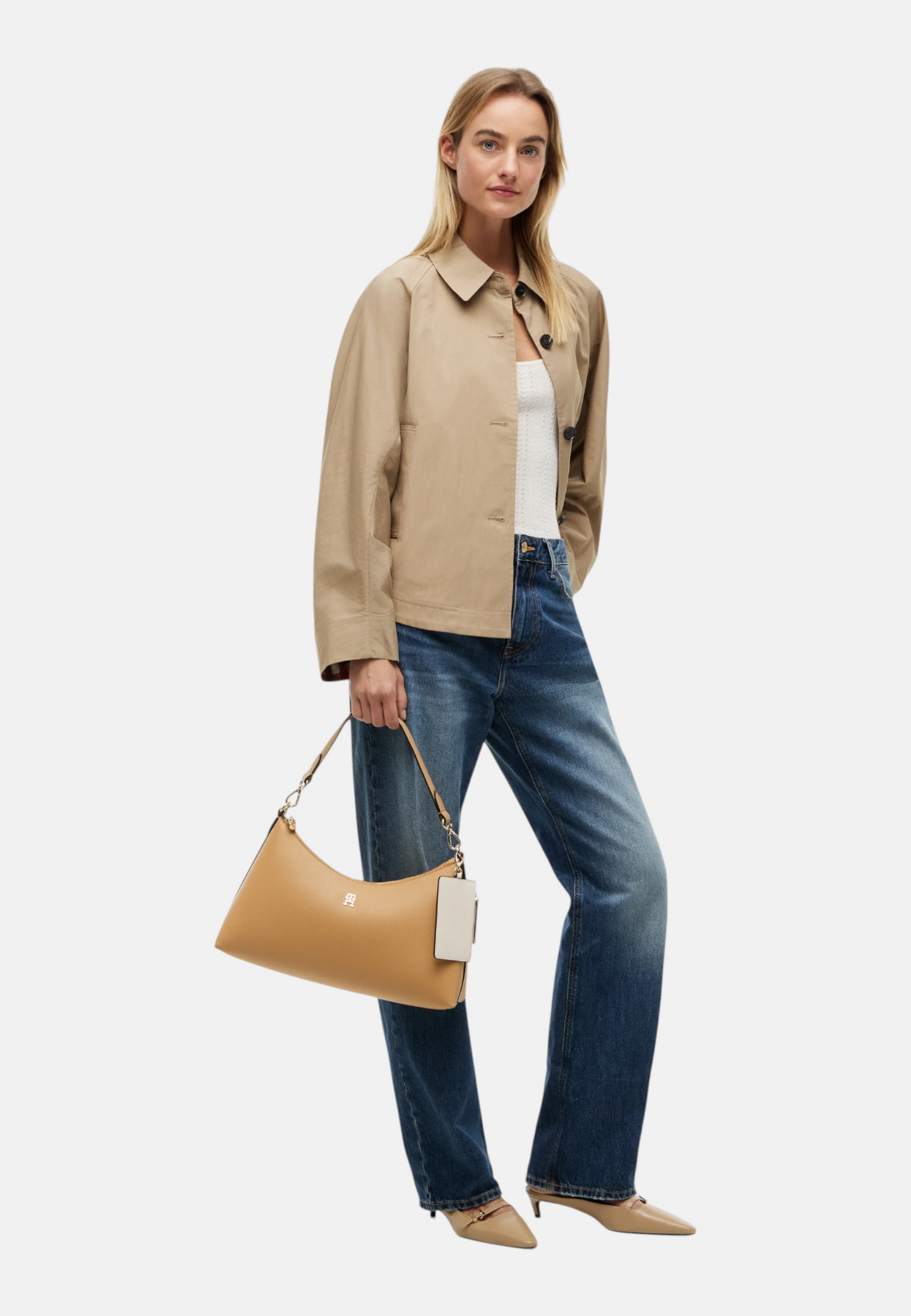 Borsa A Spalla Donna Tommy Hilfiger Shoulder Bag Th Icon AW0AW18720