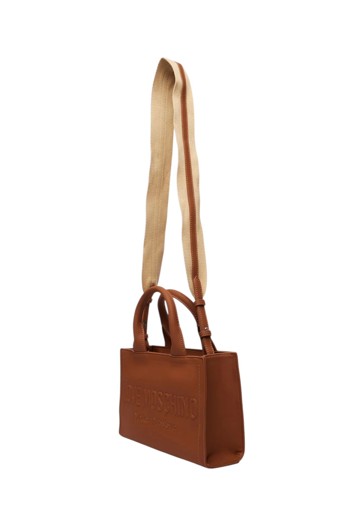 Borsa A Mano Donna Love Moschino Mini Con Logo In Rilievo E Tracolla Removibile  JC4044PP1PLE0