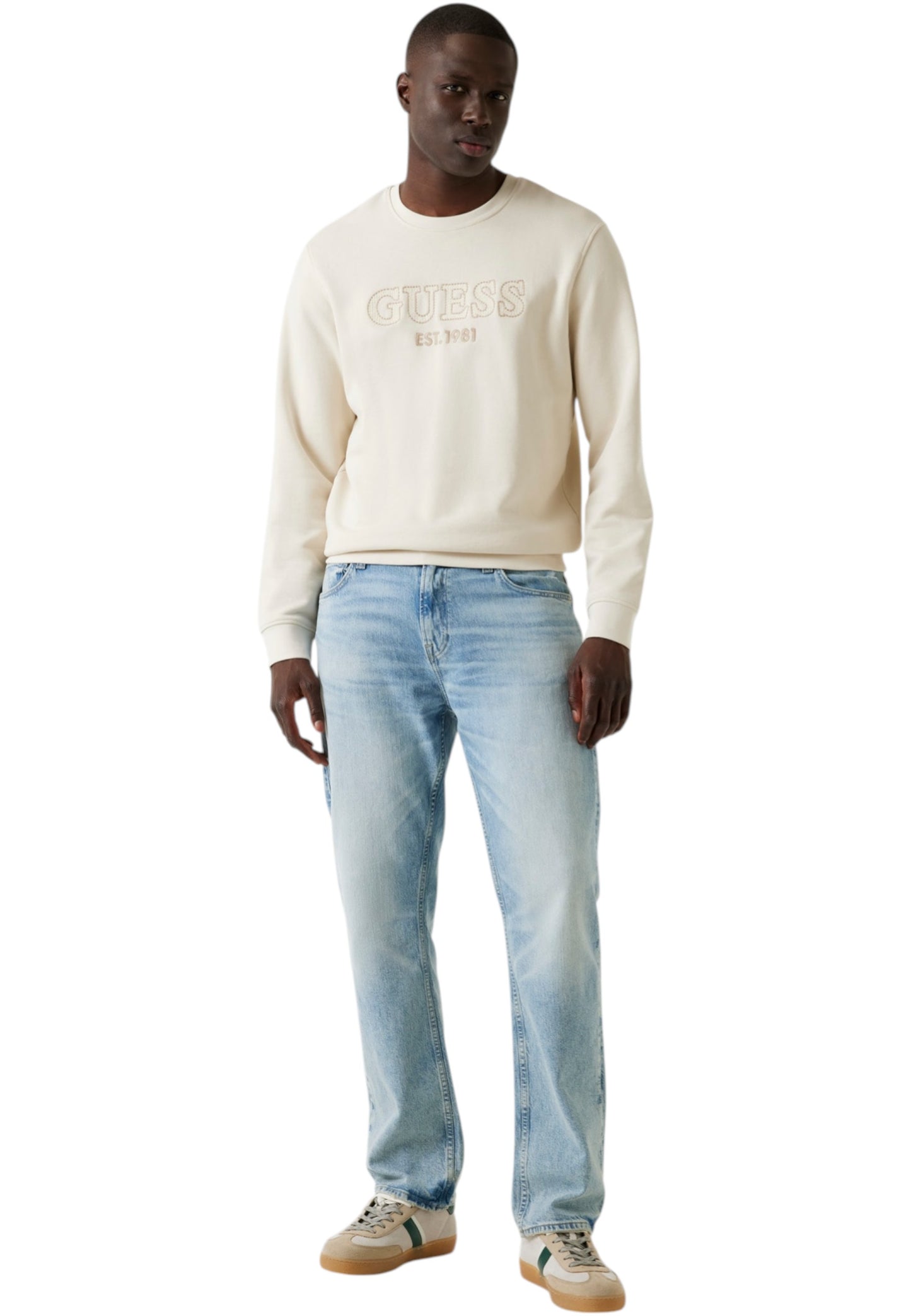 Felpa A Girocollo Uomo Guess  Beau M5YQ08KCN01