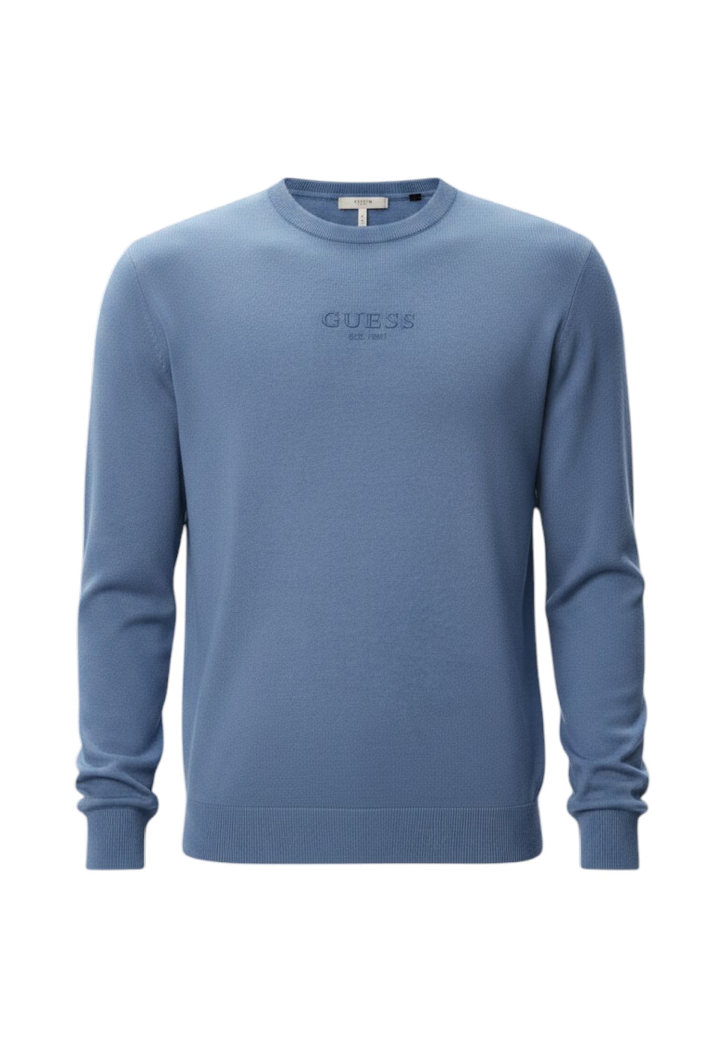 Maglione A Girocollo Uomo Guess Logo Stampato Mason M6YR12Z0917